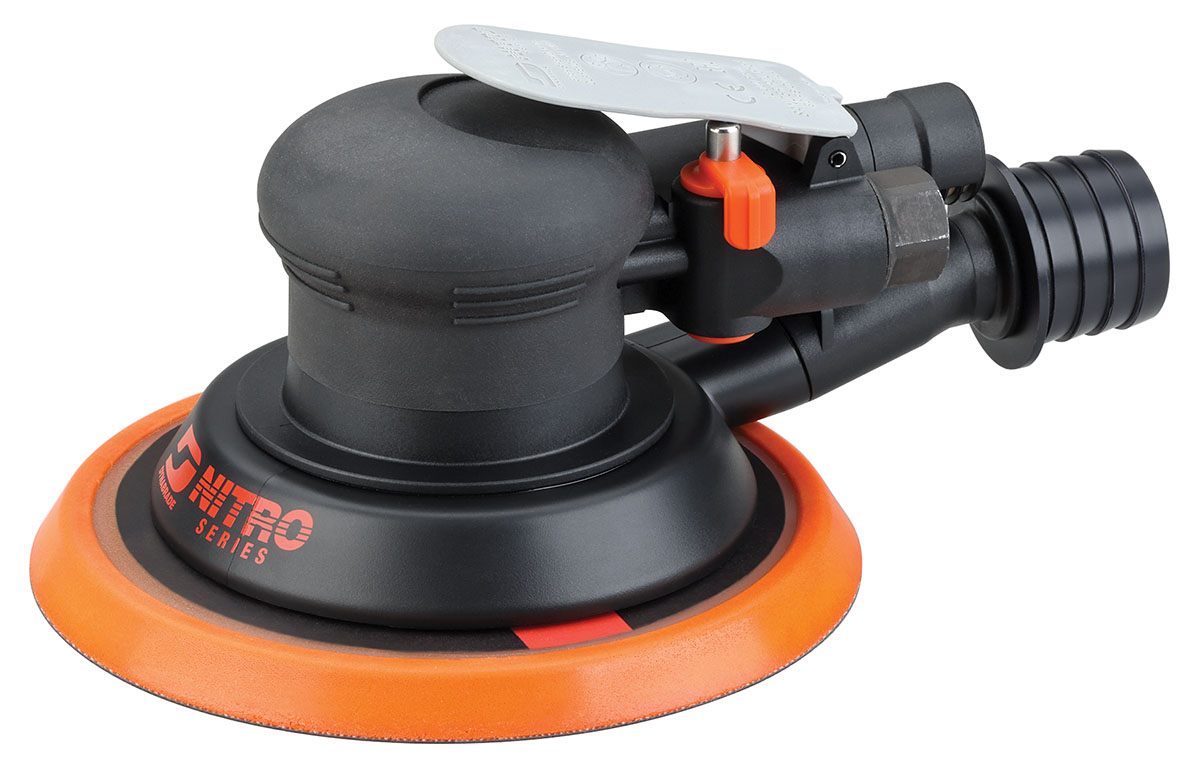 6" (152 mm) Dia. Central Vacuum Nitro Series Random Orbital Sander - Random Orbital Sanders